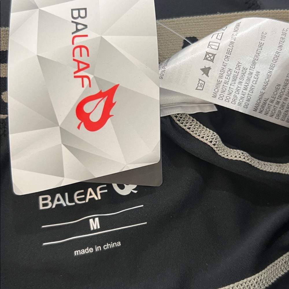 BALEAF Padded Cycling Shorts Men’s Medium Black Bike Shorts - Picture 5 of 5